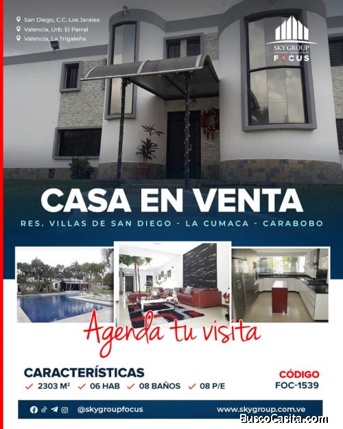 SKYGROUP VENDE CASA EN VILLAS SAN DIEGO. LA CUMACA