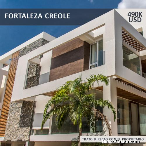 Lujosa casa en gris a estrenar en exclusivo proyecto arquitectónico