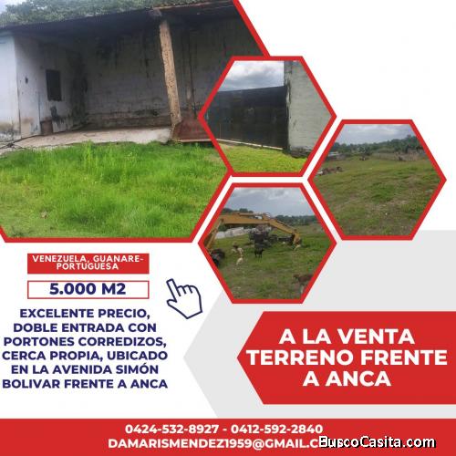 terreno frente a ANCA