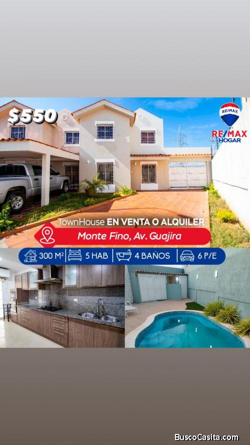 Casa Alquiler Maracaibo Montefino 280523