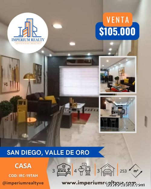 MODERNA CASA EN SAN DIEGO URB.VALLE DE ORO - Imperium Realty