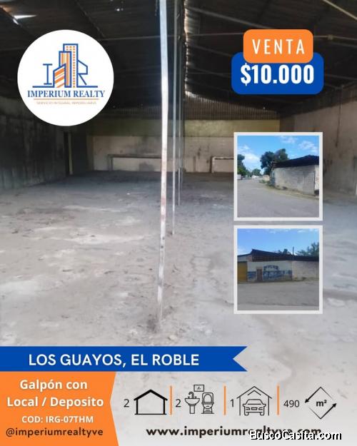 GALPÓN EN EL ROBLE PARA REMODELAR A 2 CUADRAS DE LA AV PRINCIPAL - Imperium Realty
