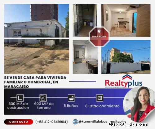 Se Vende Casa para Vivienda Familiar o Comercial, En Maracaibo