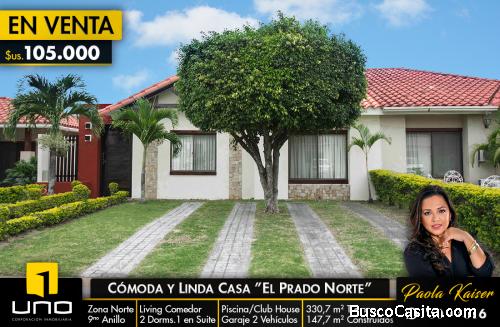 linda casa en venta en condominio privado zona norte