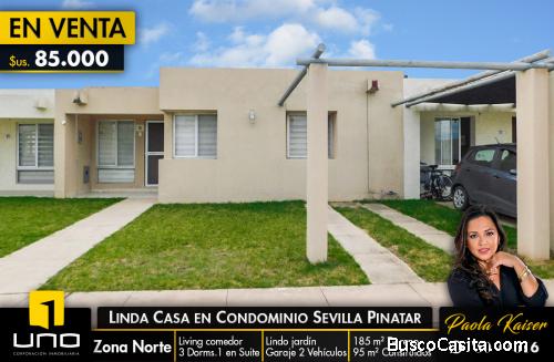 linda casa equipada en Condominio Sevilla Pinatar