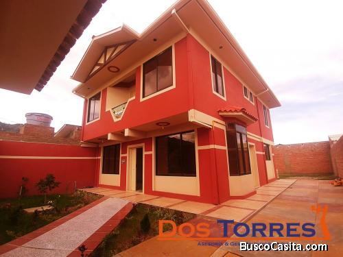 125.500$us Amplia casa Cerca Udabol 2 pisos - Ref. 02082