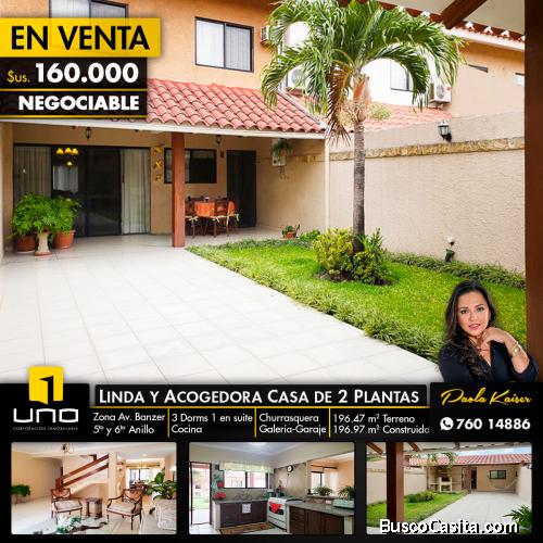 Linda casa en venta Zona Norte Santa Cruz Bolivia