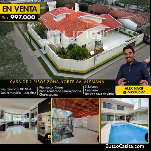 Venta de casa zona Av. Alemana 2do anillo 