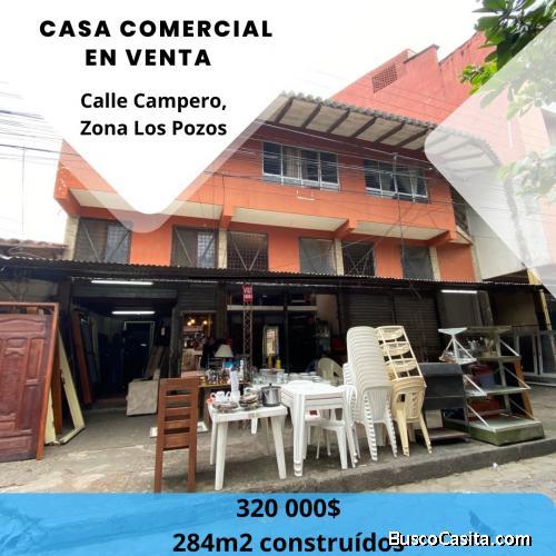 CASA COMERCIAL EN EL MERCADO LOS POZOS