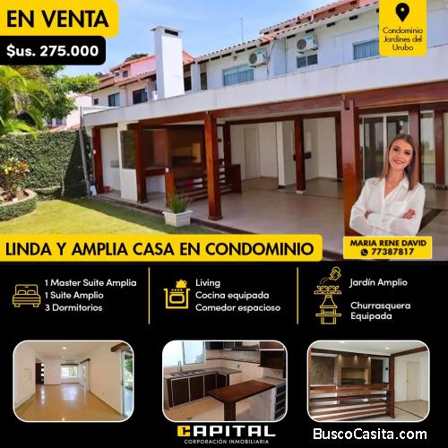 CASA EN VENTA EN EL URUBO 
