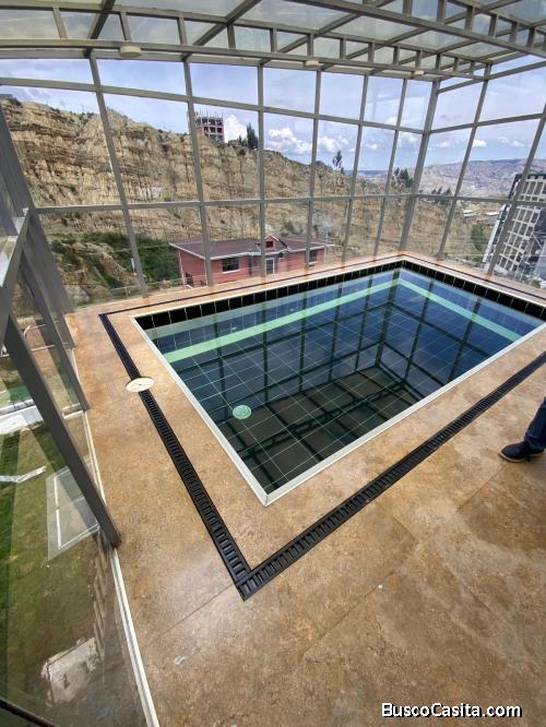 ‼ACHUMANI‼, bella casa con piscina en venta
