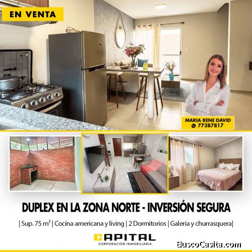 DUPLEX EN VENTA EN ZONA NORTE