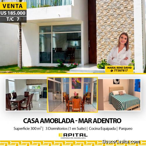 CASA AMOBLADA EN VENTA – MAR ADENTRO