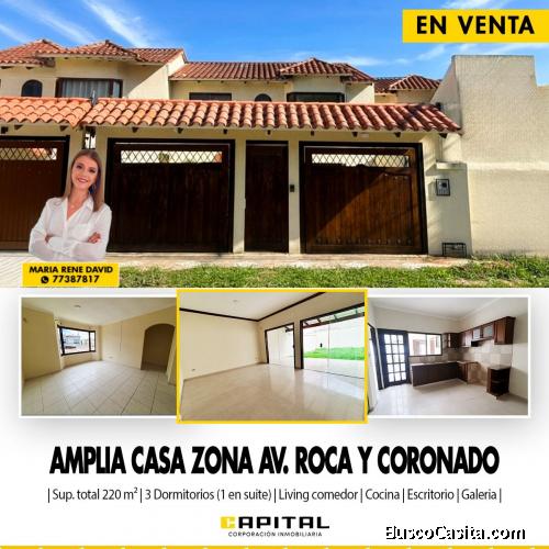 CASA EN VENTA – ZONA AVENIDA ROCA Y CORONADO