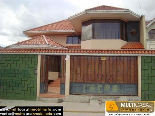 MULTICASA INMOBILIARIA Vende casa en Ordoñes Lazo $155000 Cuenca - Ecuador