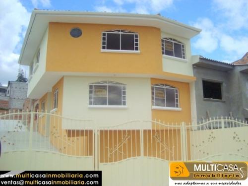 MULTICASA INMOBILIARIA VENDE CASA SECTOR HOTEL ORO VERDE CUENCA ECUADOR