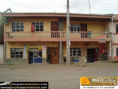 MULTICASA INMOBILIARIA VENDE CASA COMERCIAL EN SAN JOAQUIN CUENCA – ECUADOR
