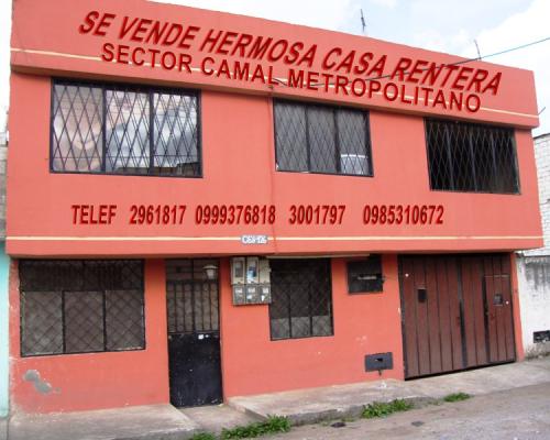 SE VENDE CASA RENTERA AL SUR DE QUITO   CASAS, DEPARTAMENTOS, INMOBILIARIAS, COMPRA Y VENTA
