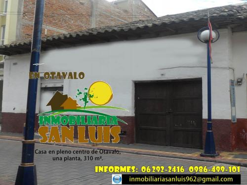 CASA EN PLENO CENTRO DE OTAVALO