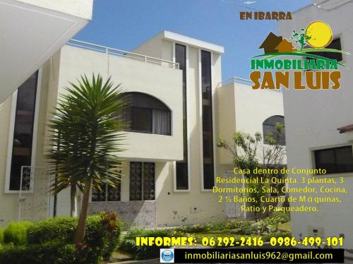 CASA EN IBARRA SECTOR ENTRADA SUR