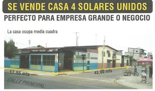 SE VENDE CASA 4 SOLARES UNIDOS