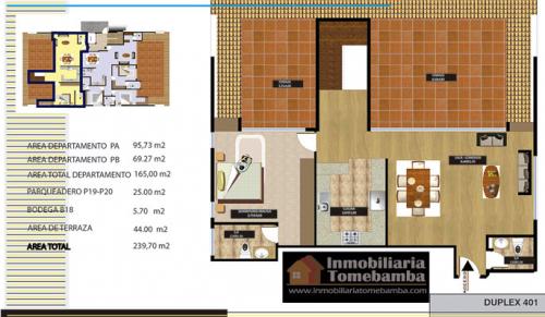 PENTHOUSE DUPLEX DE VENTA POR EL SECTOR ORDÓÑEZ LASSO