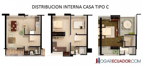 Conjunto Habitacional “Cumbres de San Isidro” Casa Tipo C