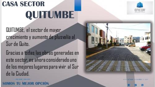VENTA CASA EN CONJUNTO HABITACIONAL FRENTE AL TERMINAL QUITUMBE