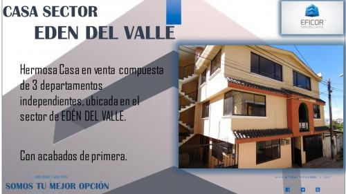 CASA RENTERA EN VENTA SECTOR EDEN DEL VALLE