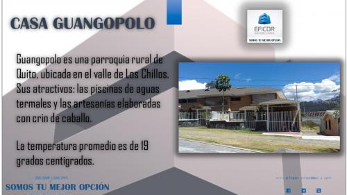 VENTA DE CASA EN SECTOR GUANGOPOLO