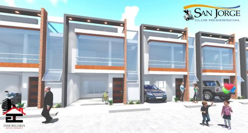 CLUB RESIDENCIAL “SAN JORGE” HERMOSAS CASAS DE DOS PLANTAS EN EL MEJOR SECTOR DEL NORTE DE QUITO. CALLE CACHA Y CARLOS MANTILLA (Frente Cancha Liga Ba