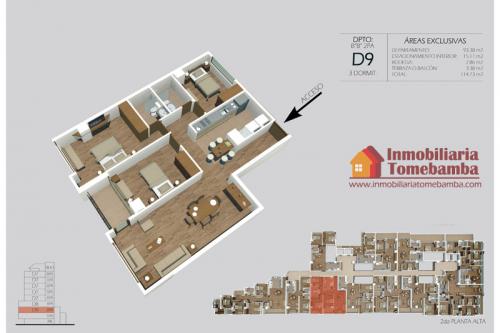 SE VENDE DEPARTAMENTO EN CUENCA SECTOR AV. PRIMERO DE MAYO