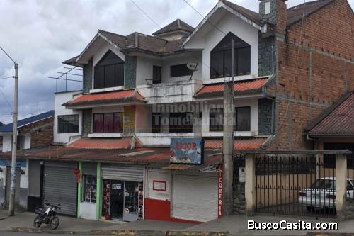 CASA RENTERA CON LOCALES Y DPTOS DE VENTA EN CUENCA SECTOR BAÑOS