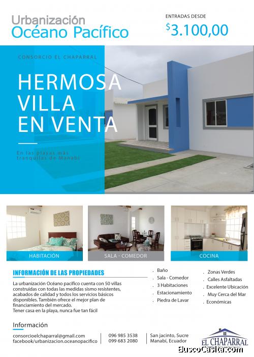 Villa en la Playa de San Jacinto