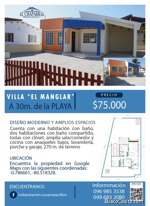 Villa en la Playa de San Jacinto