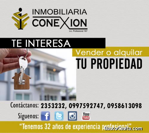 Inmobiliaria Conexion, compra, venta, alquiler y avaúos de bienes inmuebles, contáctenos