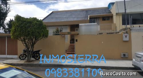 CASA DE VENTA INDEPENDIENTE SECTOR LA BAKER NORTE QUITO