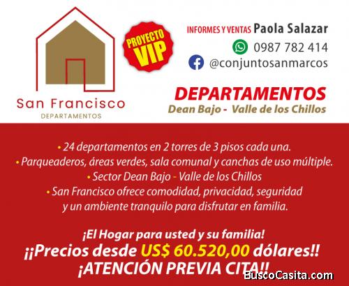 DEPARTAMENTOS SAN FRANCISCO