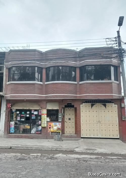 Vendo una casa con dos construcciones de dos pisos independientes totalmente terminadas 