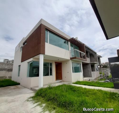 CASAS POR ESTRENAR EN CONOCOTO SECTOR COLEGIO LA SALLE- URBANIZACIÓN PRIVADA 1