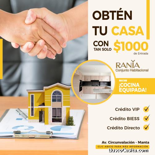 Obtén tu casa con tan solo $1000 - Recibe cocina equipada 