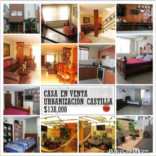 Venta de casa en Urb Castilla 