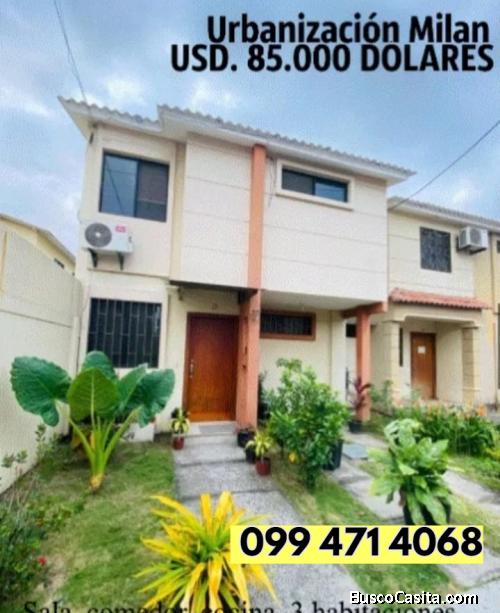 SE VENDE CASA EN URBANIZACION MILAN 