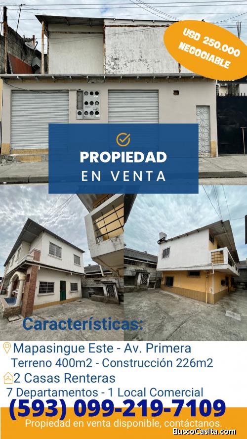 Propiedad en Venta Av. Principal Mapasingue Este 