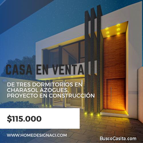 EN CONSTRUCCIÓN. Casa Azogues, sector Charasol