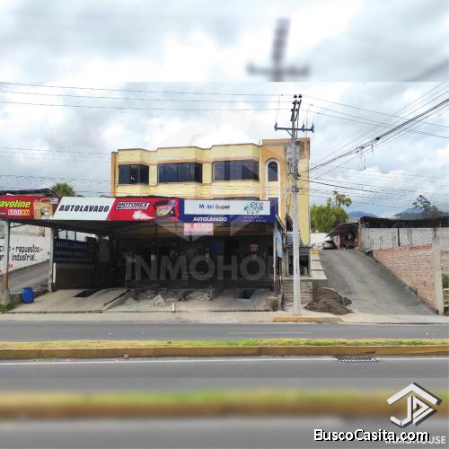 OTAVALO - DE OPORTUNIDAD SE VENDE UNA PROPIEDAD COMERCIAL DE ALTA RENTABILIDAD