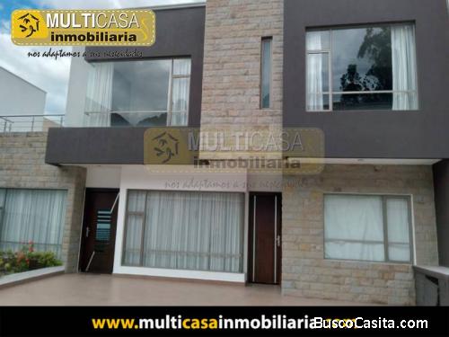 Bonita Casa En Urbanización Privada De Venta En Cuenca Ecuador