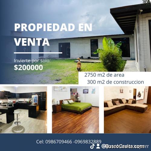 Hermosa propiedad de venta en  Riobamba