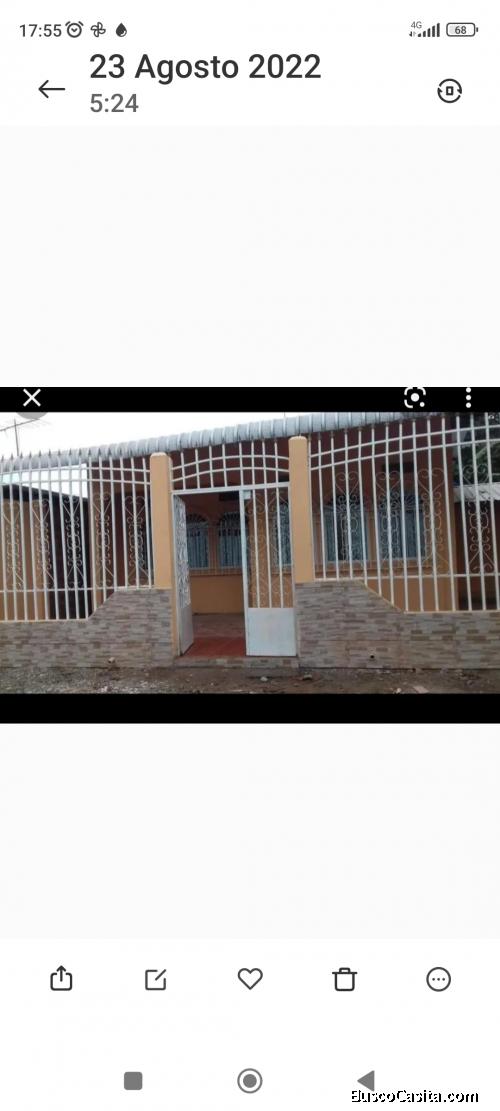 Vendo una casa en el piedrero serca de la escuela manuela cañizares 