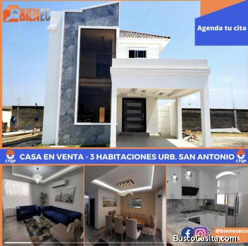 Casa 2 pisos urbanización SAN Antonio km.11,5via Samborondón,diagonal al C.C.El Dorado 